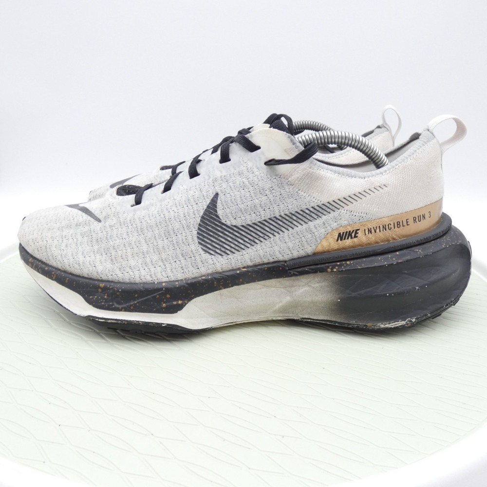 Nike Invincible 3 IB2756-100 Men's 11.5 Running Shoes Black Smoke Gray Sneakers